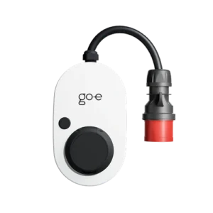 go-e gemini flex 2.0 laddbox portabel laddare vit frontvy