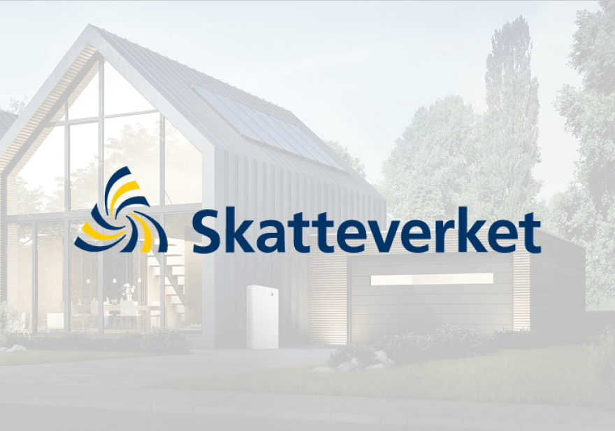skatteverket grönt bidrag till solcellsbatteri