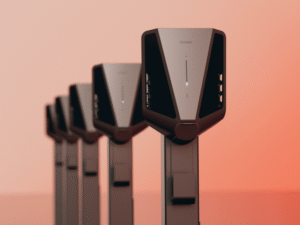 easee charge pro på stolpe flera stycken