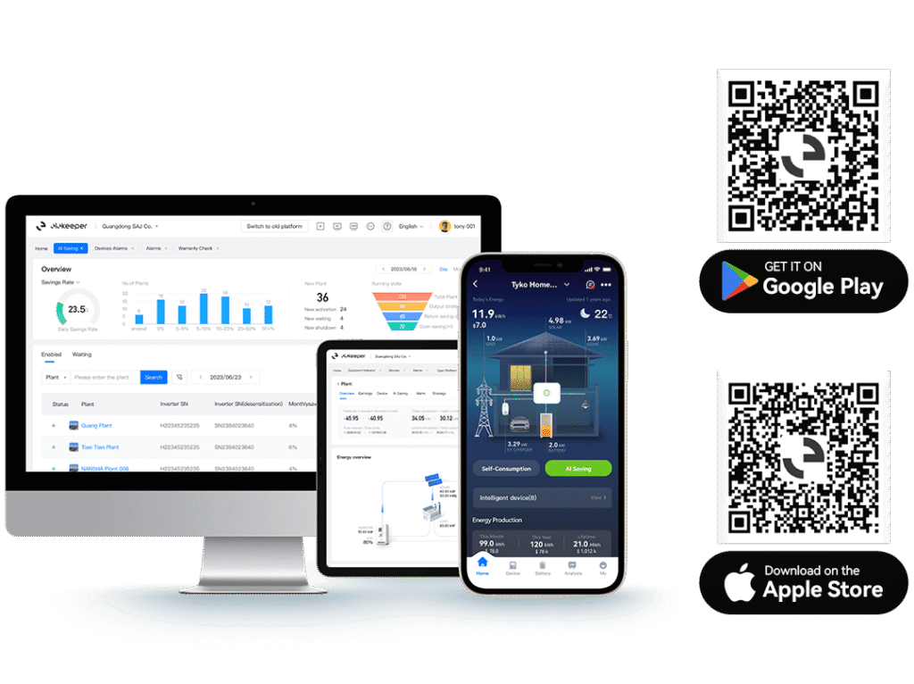 saj hs3 app i telefon iphone och android, eller webbaserad