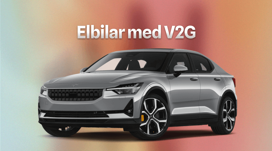 Elbilar med V2G. Polestar 2. Laddgruppen artikel