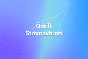 ödrift vid strömavbrott