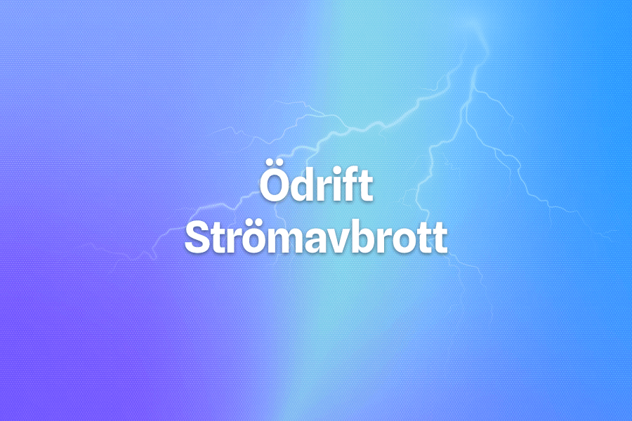 ödrift vid strömavbrott
